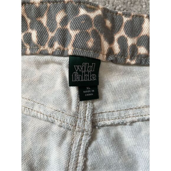Wild Fable Leopard Print Straight Leg Pants - Picture 5 of 10